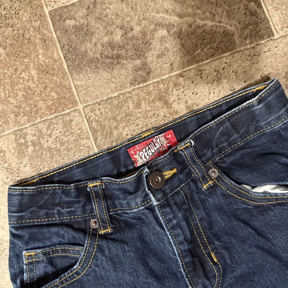 Old Navy and place girls Relaxed Fit Jeans - Light and Dark Blue both size 12